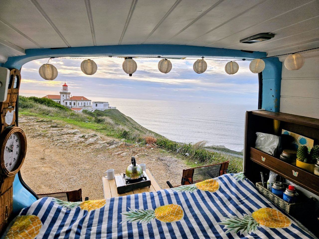 Van4Trips campervan by the Atlantic coast